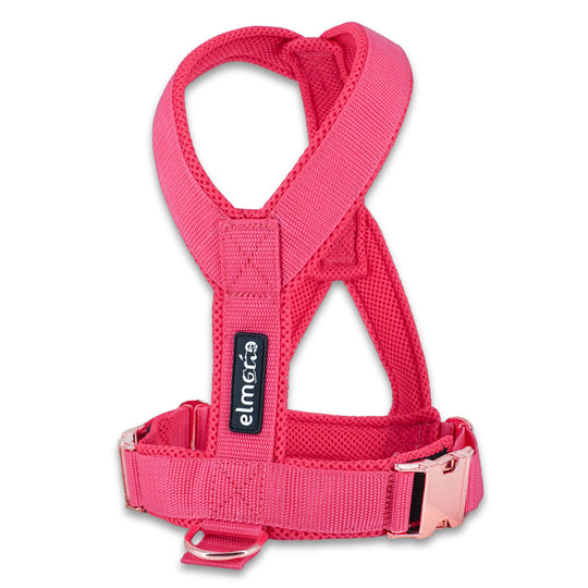 Windhundgeschirr PRO "Flamingo Pink"