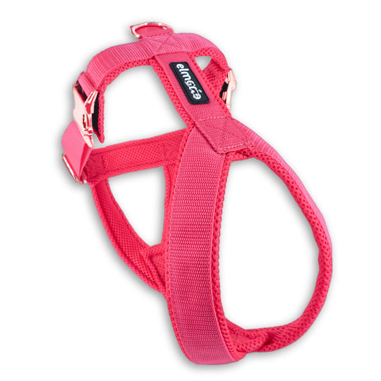 Windhundgeschirr PRO "Flamingo Pink"