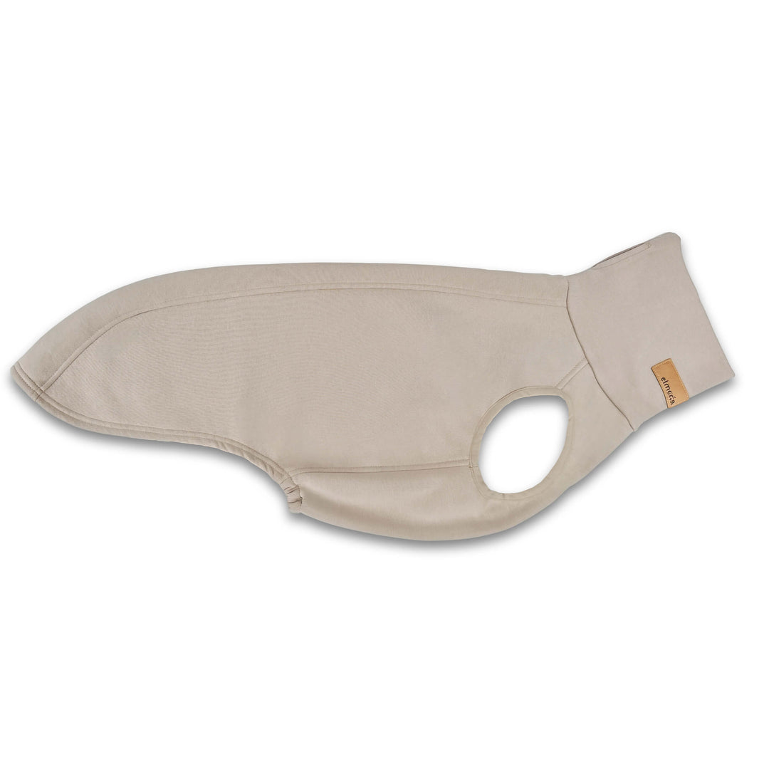 Windhund Pullover in hellbeige Pullover für Windhunde, Whippet, Galgo, Podenco, Greyhound