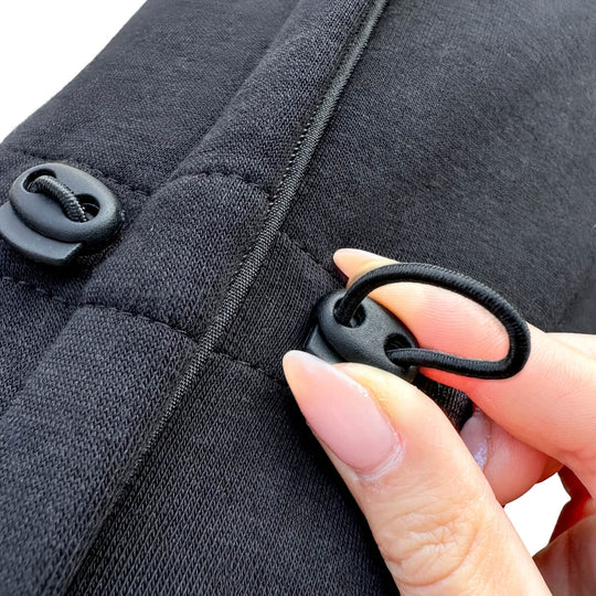 Windhund Pullover in schwarz Pullover für italienische Windspiele und Whippet Welpen anpassbar Ösen mit Gummizug