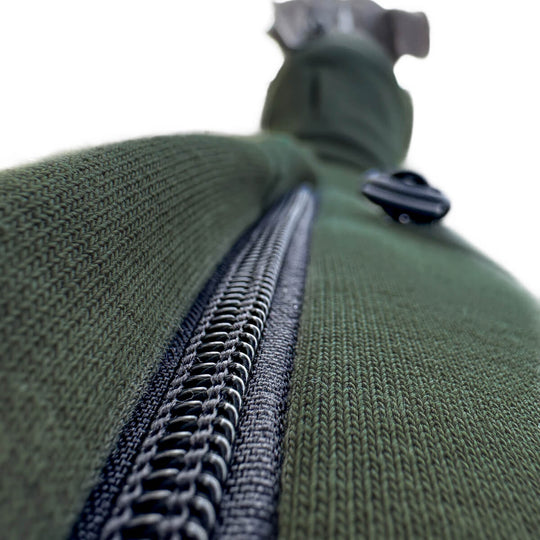 Windhund Pullover Overall in khaki Pullover für Windhunde, Whippet, Galgo, Podenco, Greyhound Reisverschluss auf dem Rücken