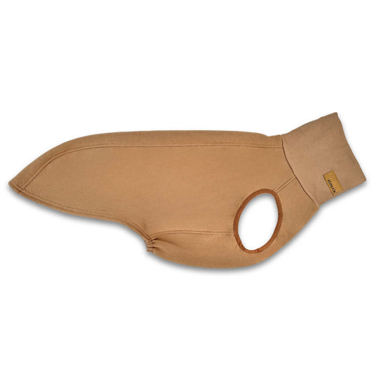 Windhund Pullover in hellbraun braun Pullover für Windhunde, Whippet, Galgo, Podenco, Greyhound